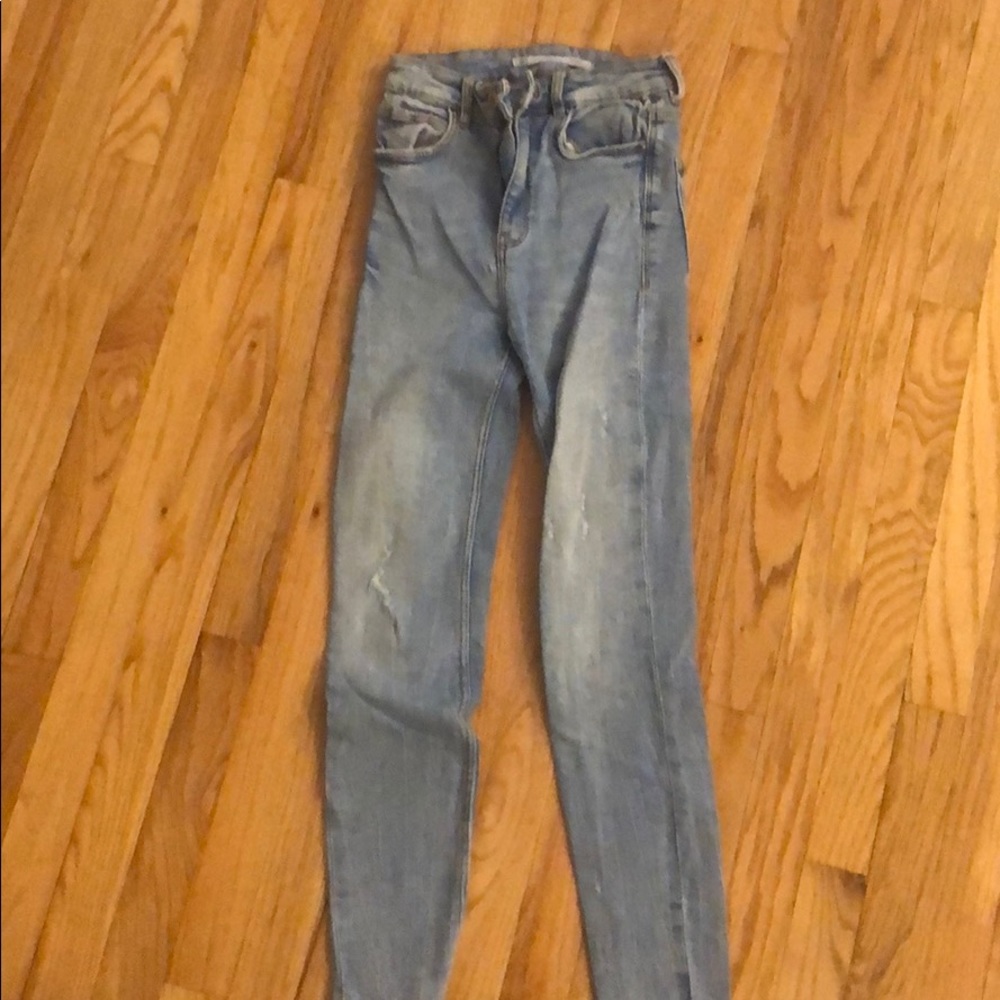 Size 2 stretchy Zara denim
